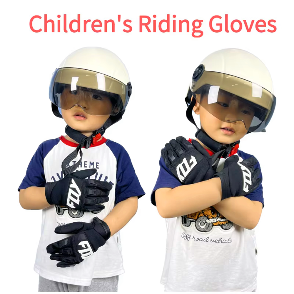 Motorcycle Gear Gloves - 2026 Kids Riding Gloves Kids MTB