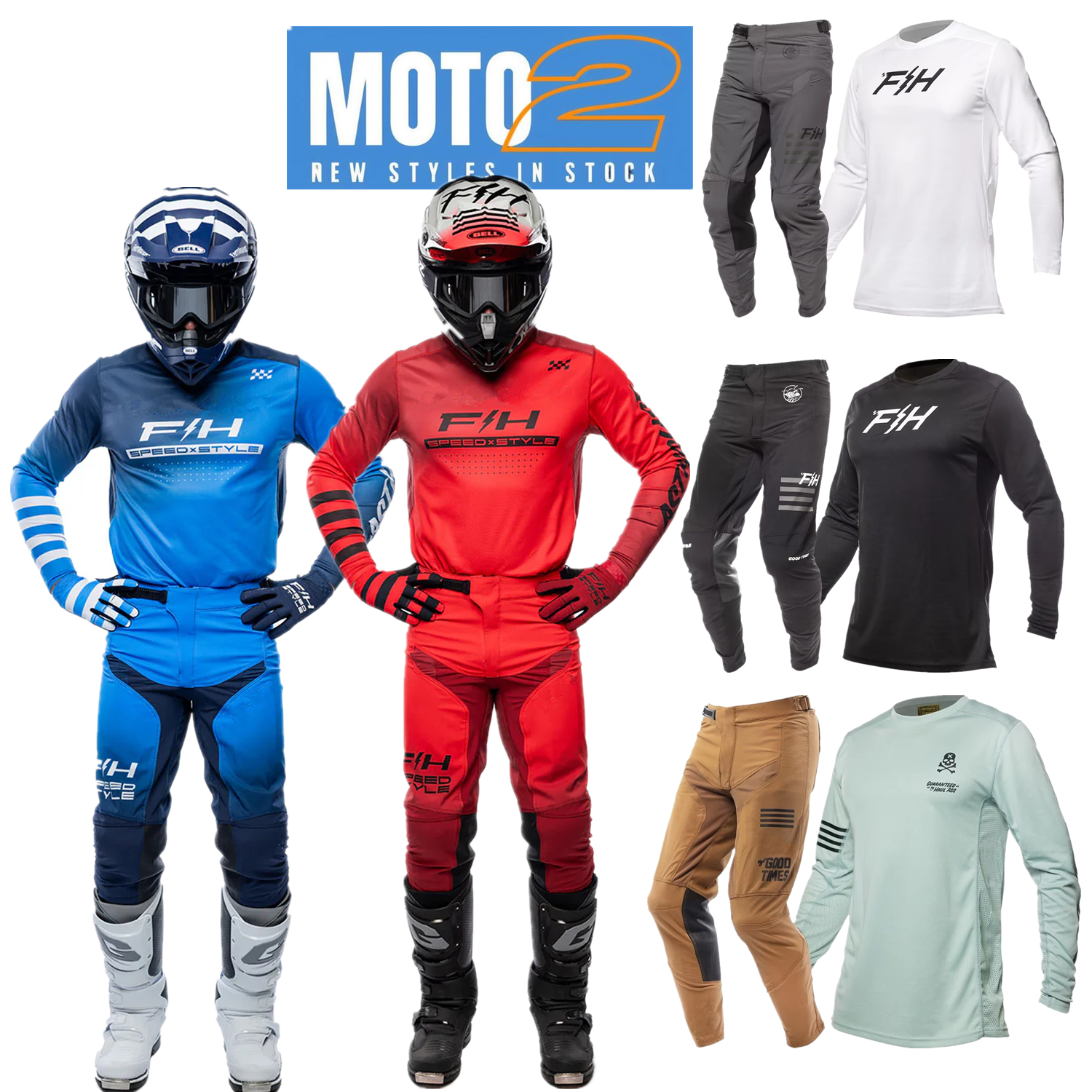 Motorcycle Gear Bundle - 2026 FH Motocross Gear Set Top