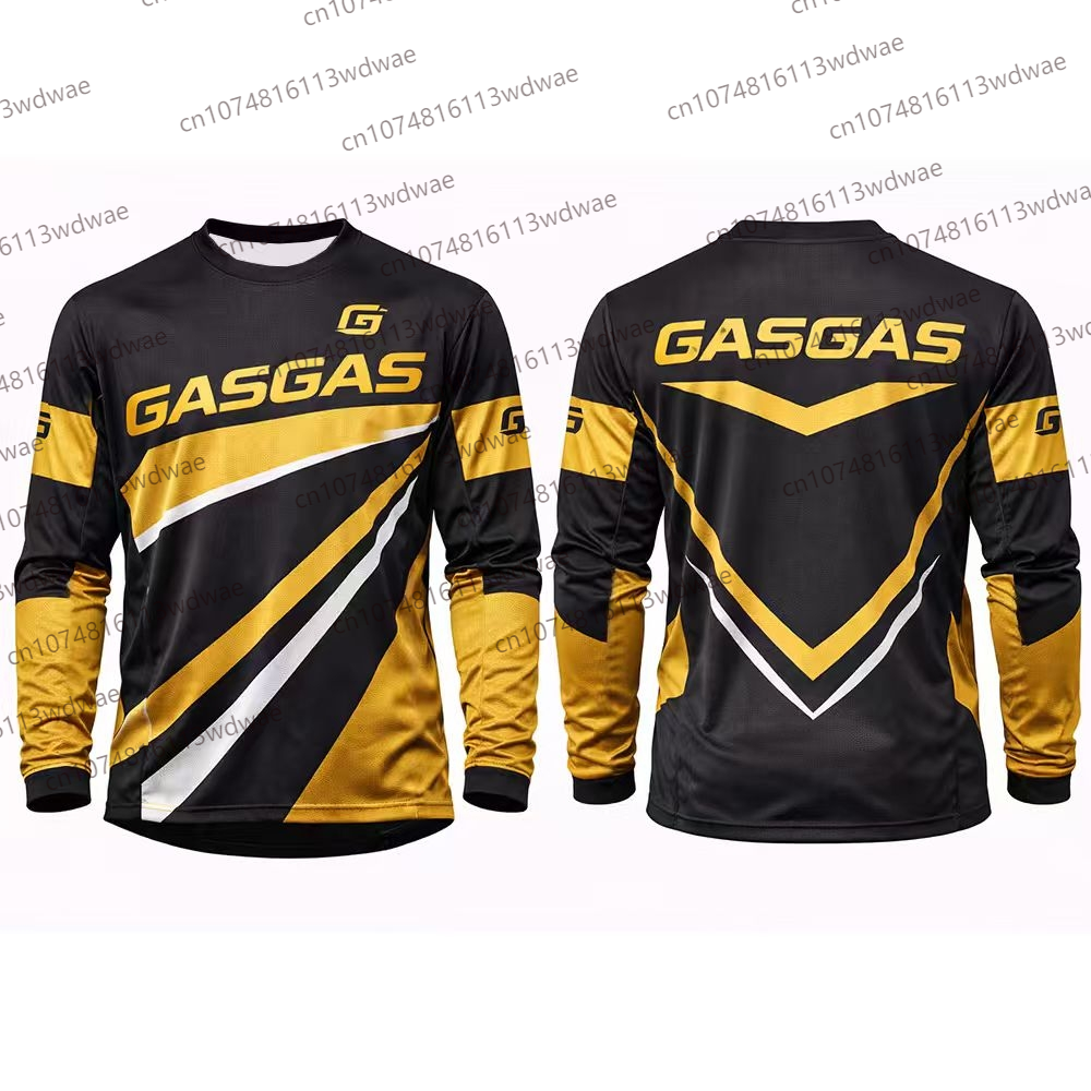 Motorcycle Gear Logo - GASGAS Motocross Jersey Men Long Sleeve