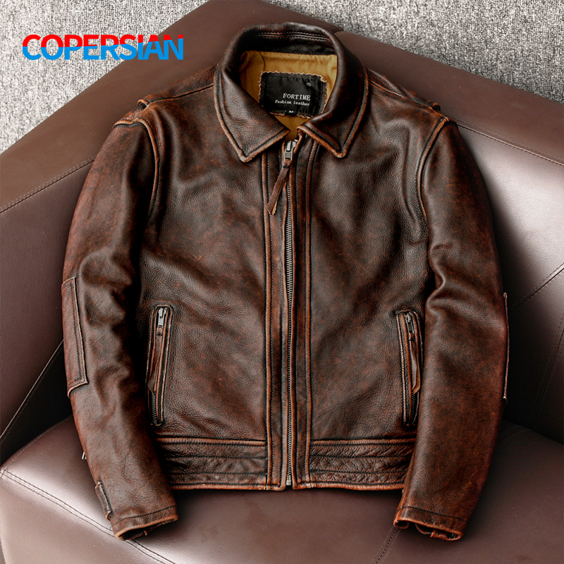 Riding Jacket Leather - 2023New Men Leather Jacket Swallow Tailed