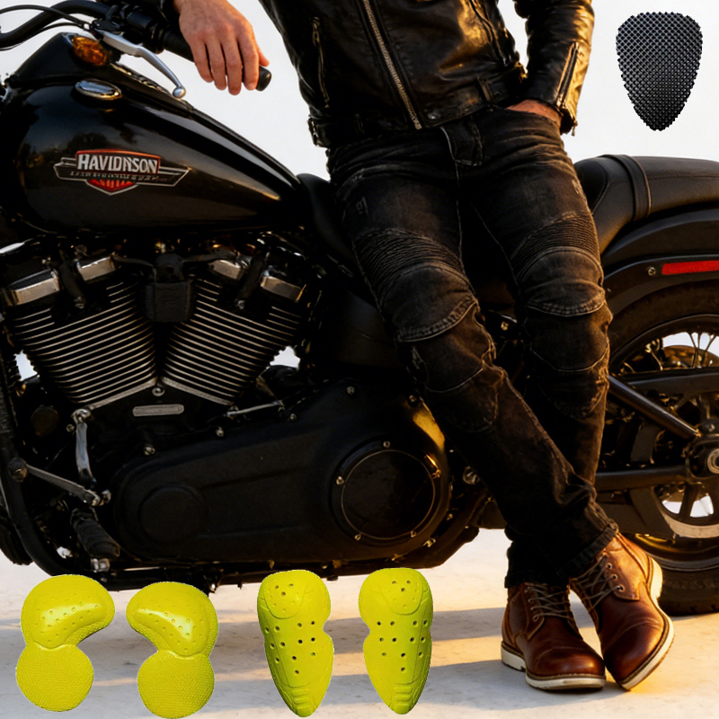Motorcycle Gear Blue - Motorcycle Mens Blue Jeans Offroad Riding