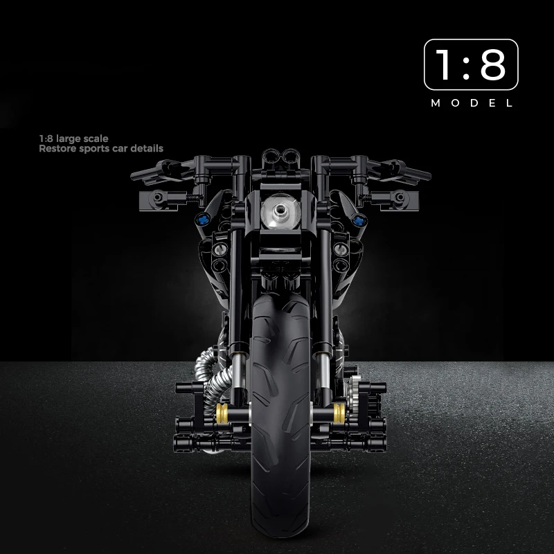 New 1:8 Classic Motorbike Buil - огляд і ціна Motorcycle Gear Bundle