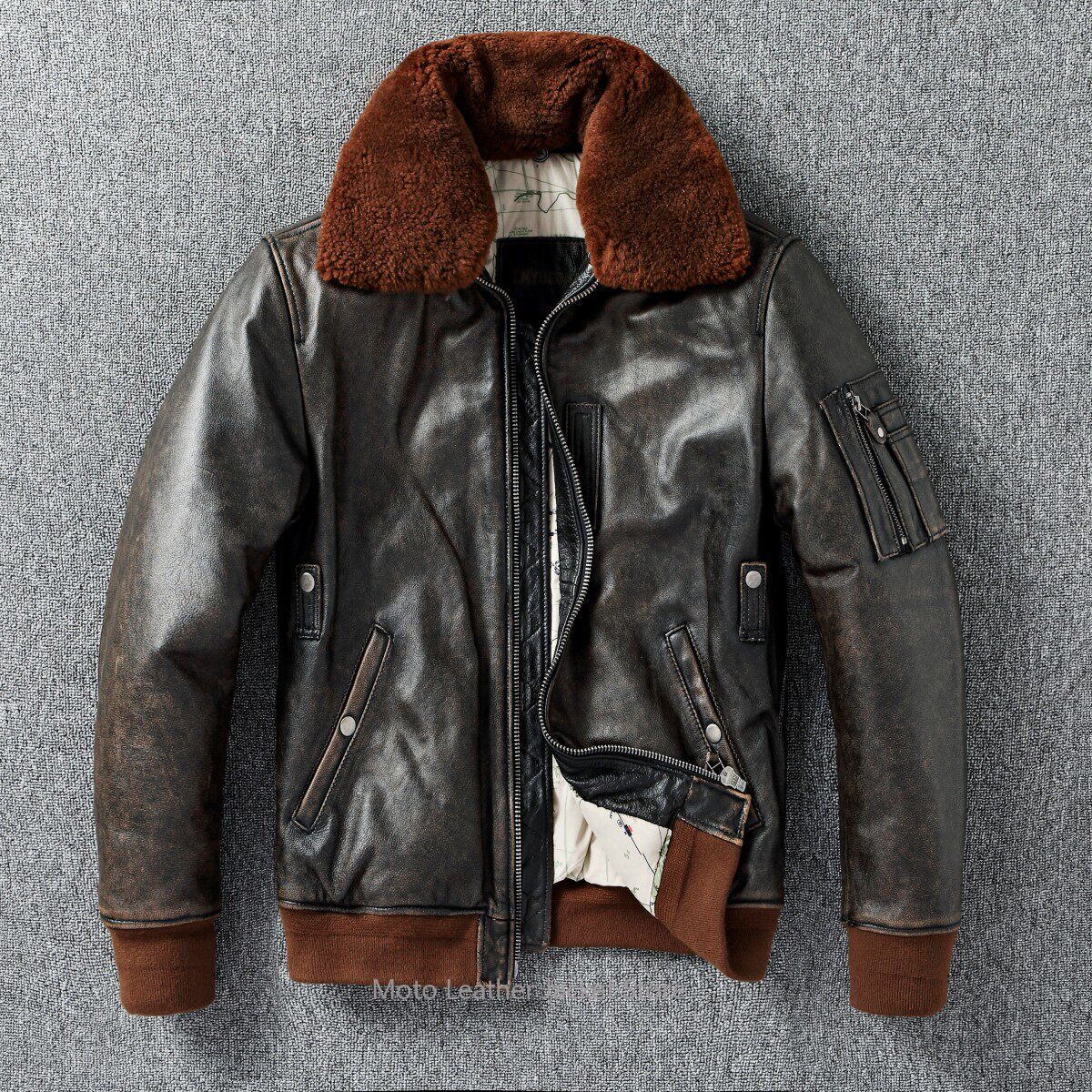 B-15 Flight Jacket Quilted Gen - огляд і ціна Riding Jacket Leather