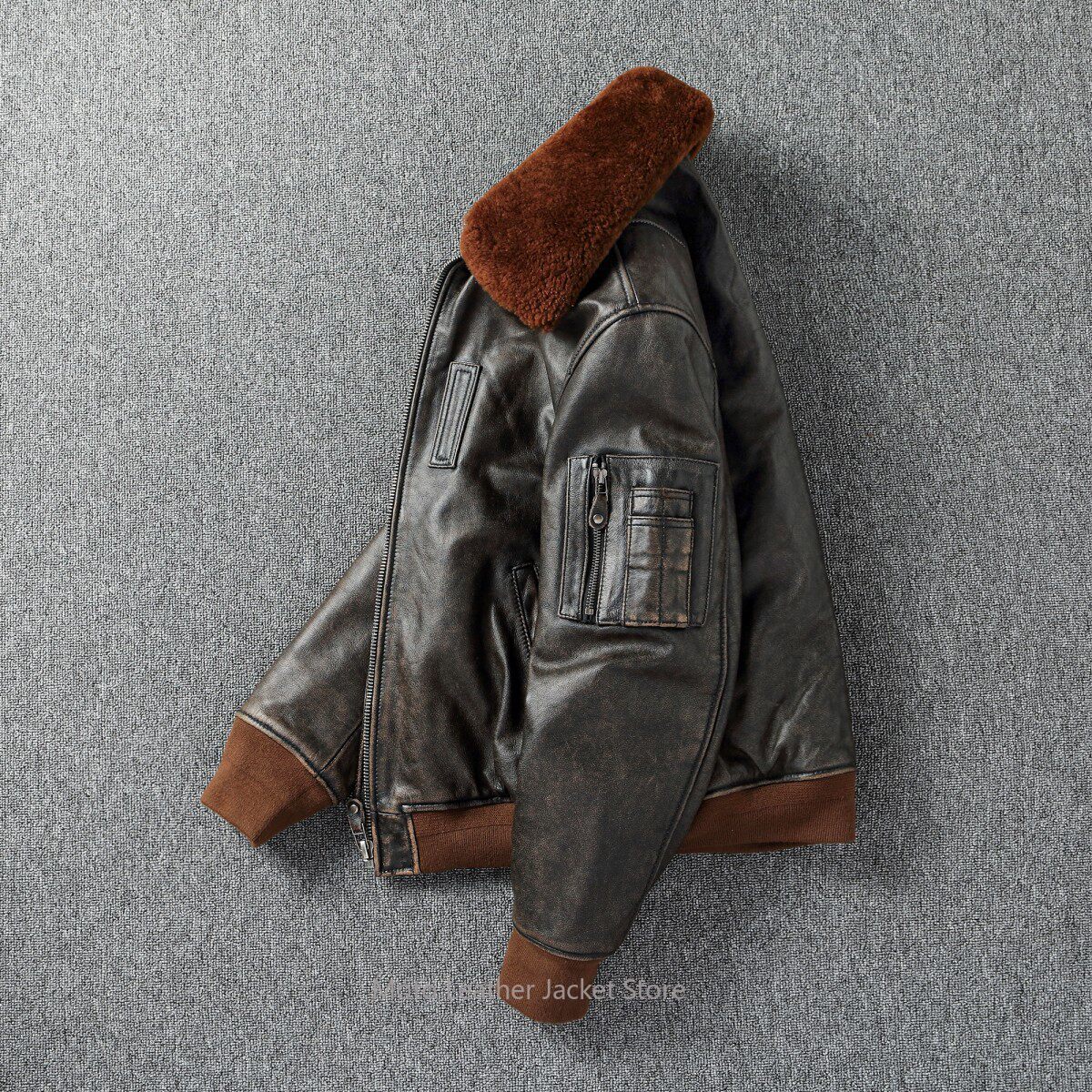 B-15 Flight Jacket Quilted Gen - огляд і ціна Riding Jacket Leather