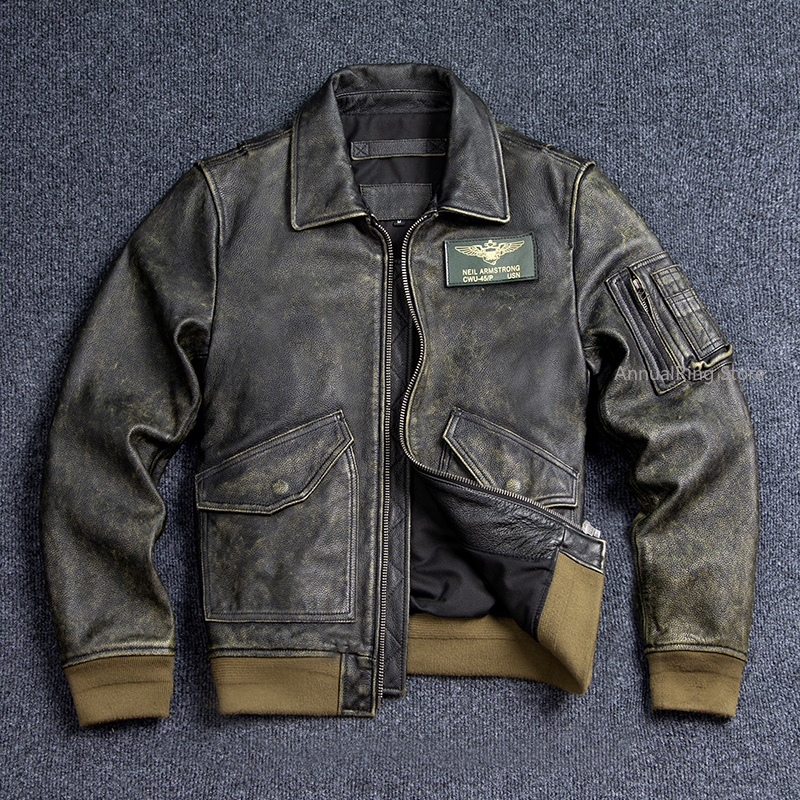 Bomber 45P Genuine Leather Jac - огляд і ціна Riding Jacket Leather