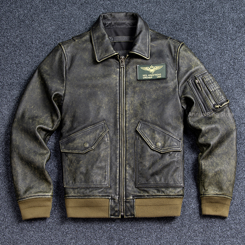 Bomber 45P Genuine Leather Jac - огляд і ціна Riding Jacket Leather
