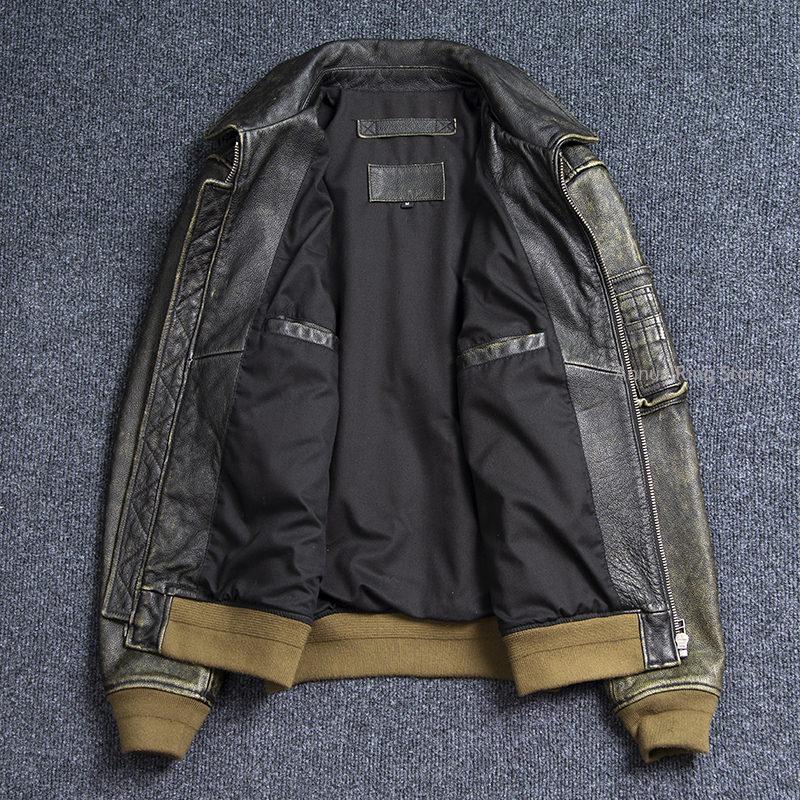 Bomber 45P Genuine Leather Jac - огляд і ціна Riding Jacket Leather