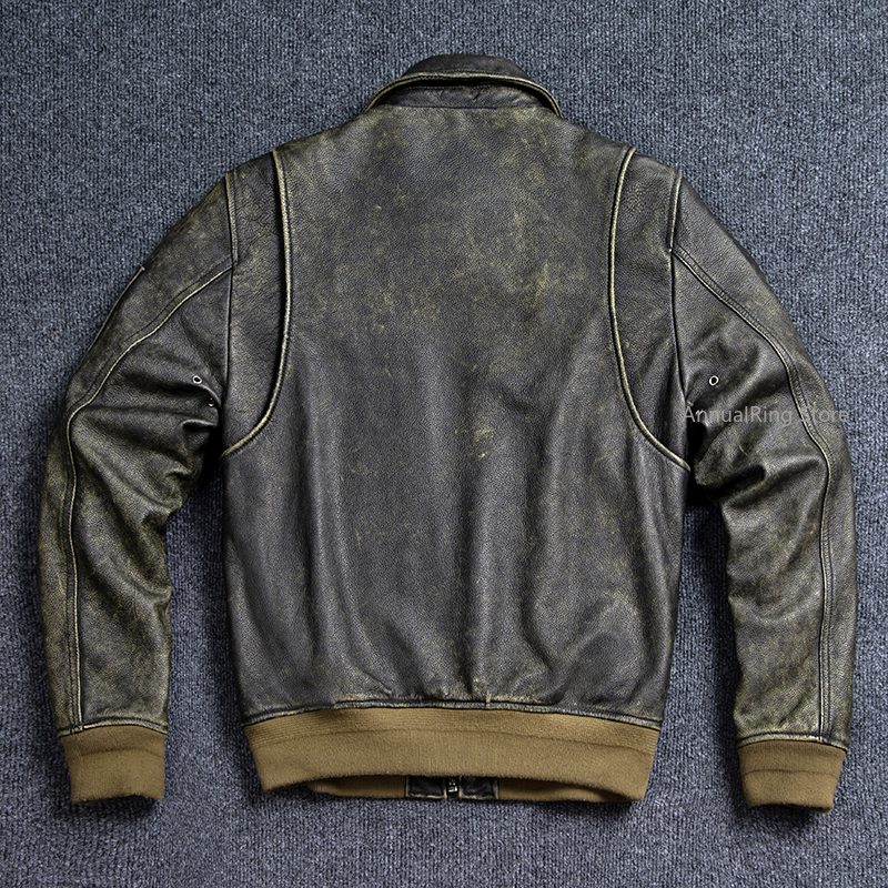 Bomber 45P Genuine Leather Jac - огляд і ціна Riding Jacket Leather