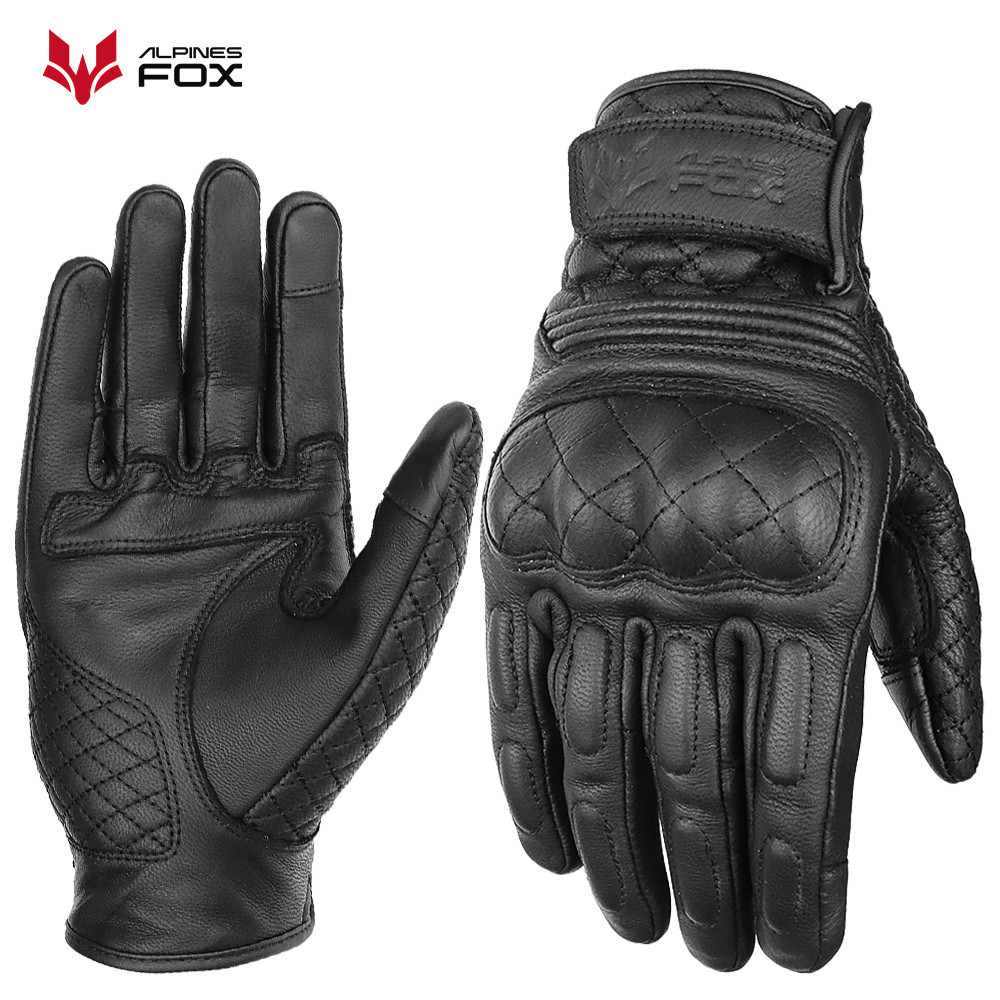 Retro Motorcycle Gloves Real L - огляд і ціна Motorcycle Gear Full Set