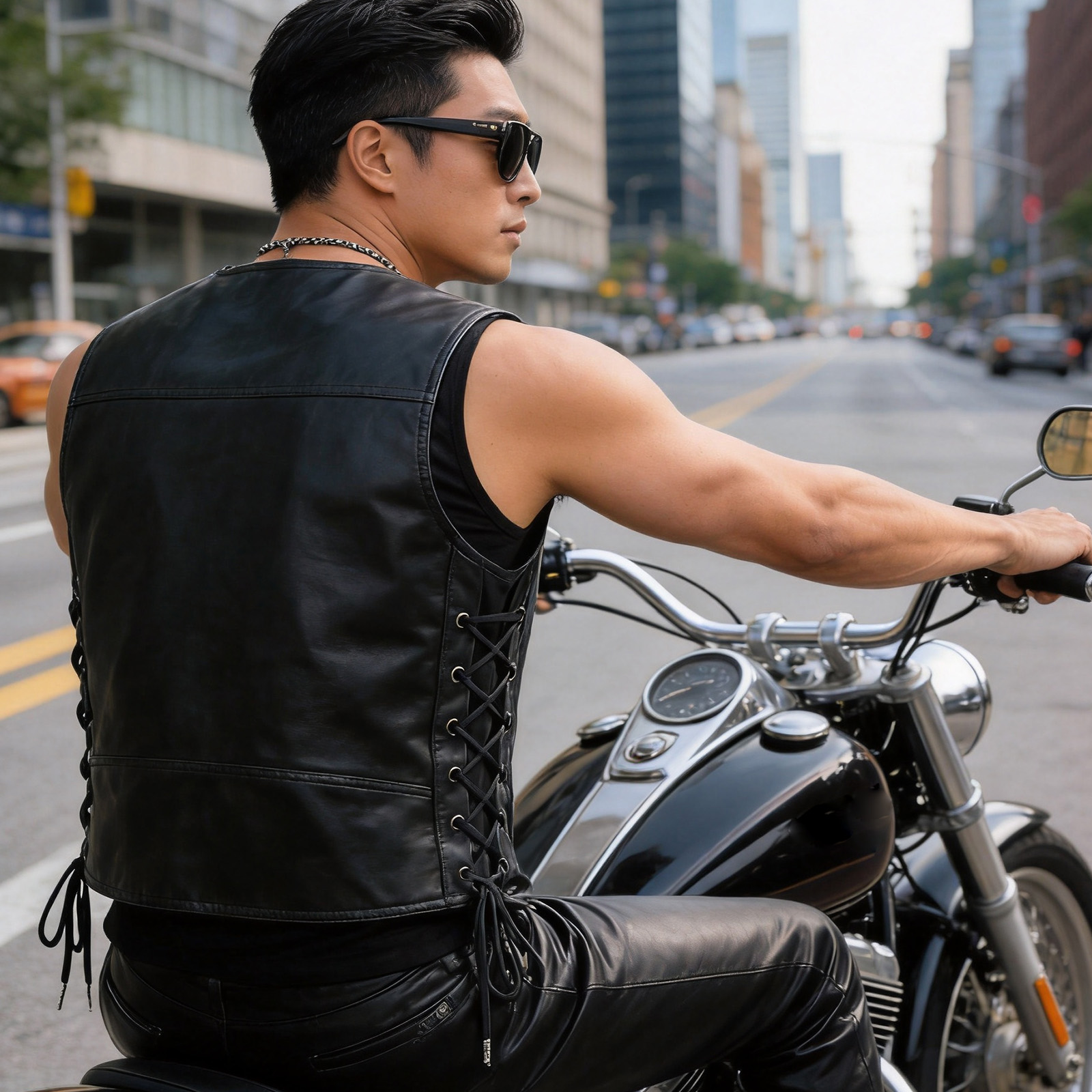 WOSAWE Men's Motorcycle Biker  - огляд і ціна Riding Jacket Leather