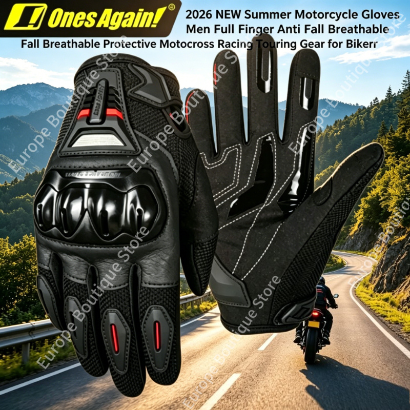2026 NEW Men Summer Full Finge - огляд і ціна Motorcycle Gear Gloves