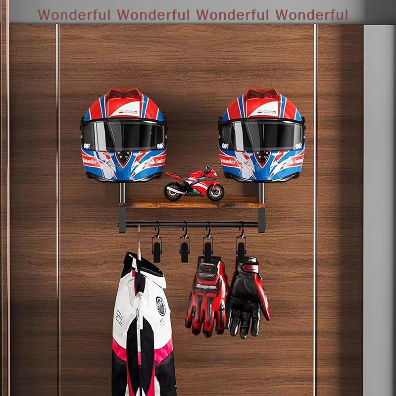 Rustic Bike Gear Home Decor Wo - огляд і ціна Motorcycle Gear Display Rack