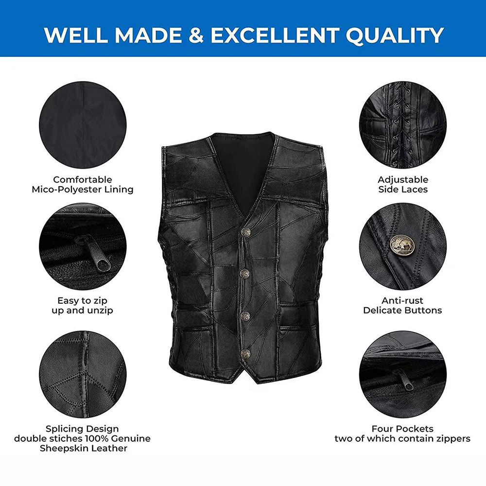 PU Leather Motorcycle Jacket V - огляд і ціна Riding Jacket Leather