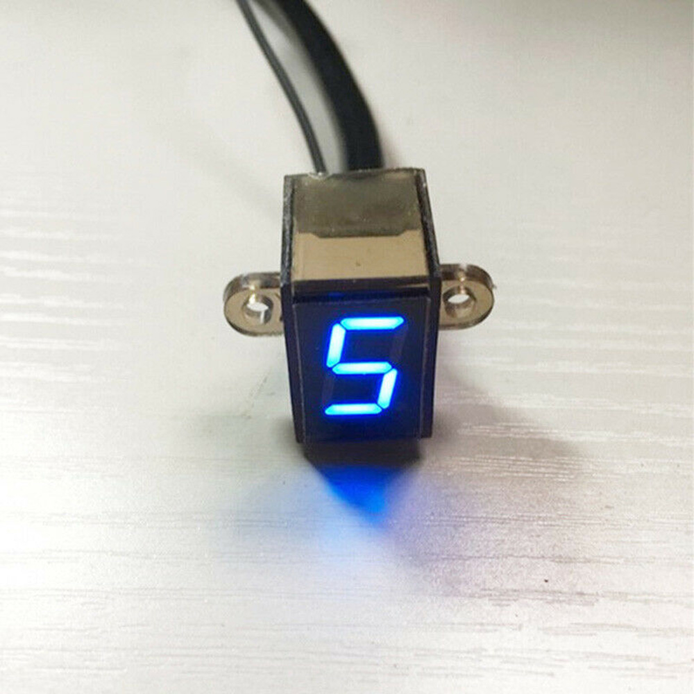 LED Motorcycle Gear Indicator  - огляд і ціна Motorcycle Gear Blue
