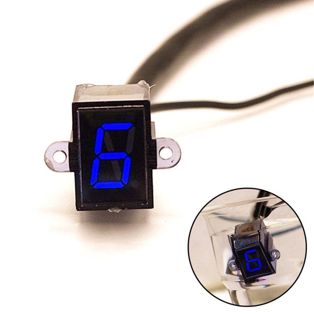 LED Motorcycle Gear Indicator  - огляд і ціна Motorcycle Gear Blue
