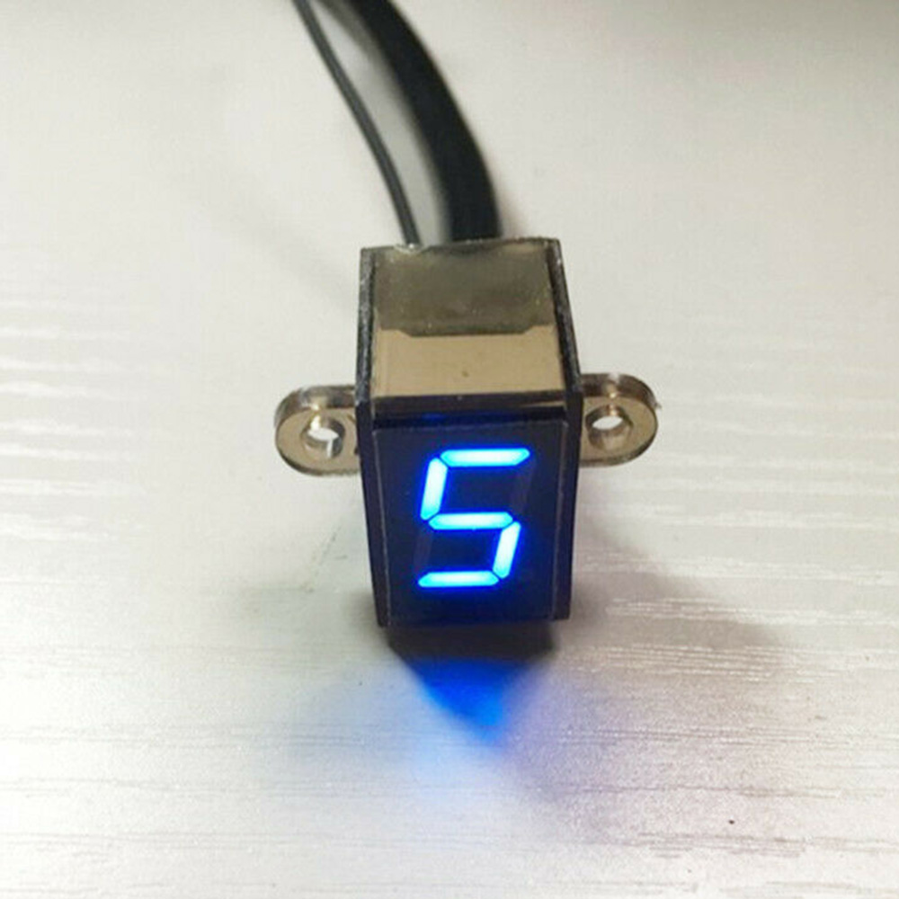 LED Motorcycle Gear Indicator  - огляд і ціна Motorcycle Gear Blue
