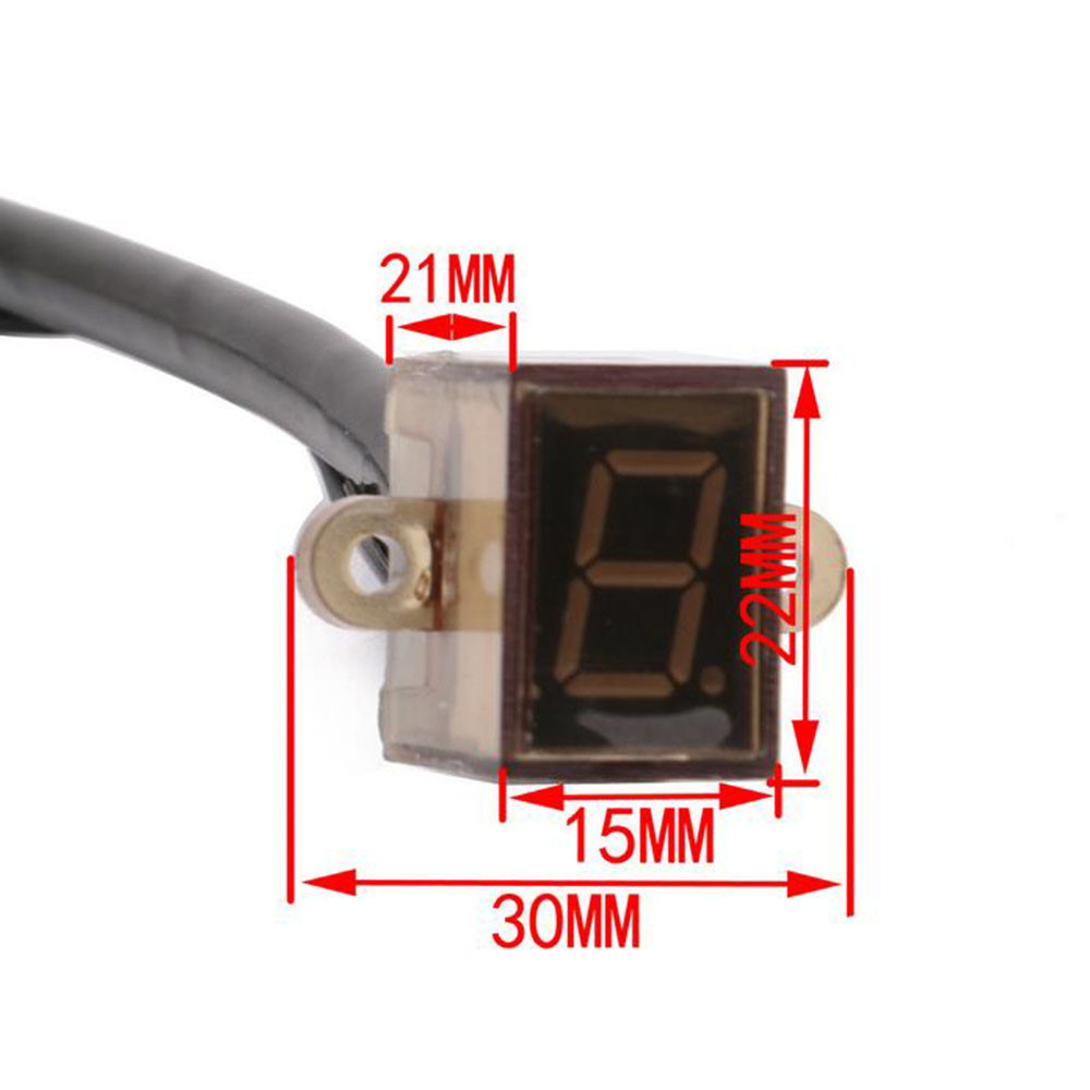 LED Motorcycle Gear Indicator  - огляд і ціна Motorcycle Gear Blue