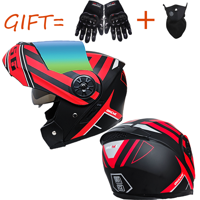 Flip Up Motorcycle Helmet with - огляд і ціна Motorcycle Gear Gloves