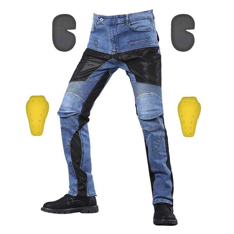 Motorcycle outdoor men's pants - огляд і ціна Motorcycle Gear Blue
