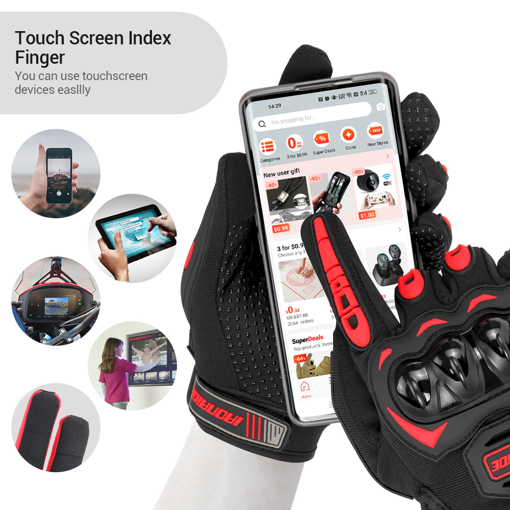 Motorcycle Gloves Wearable Mot - огляд і ціна Motorcycle Gear Full Set