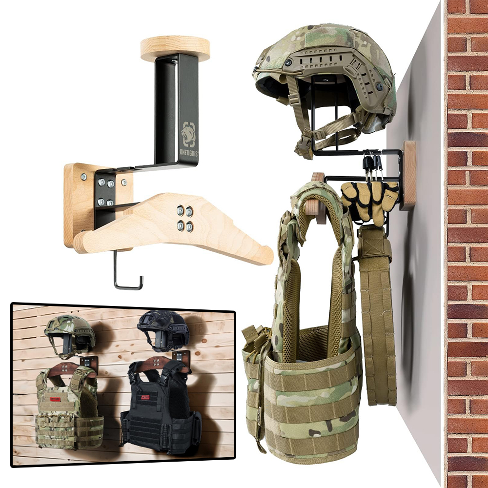 Motorcycle Helmet Holder Wall  - огляд і ціна Motorcycle Gear Display Rack