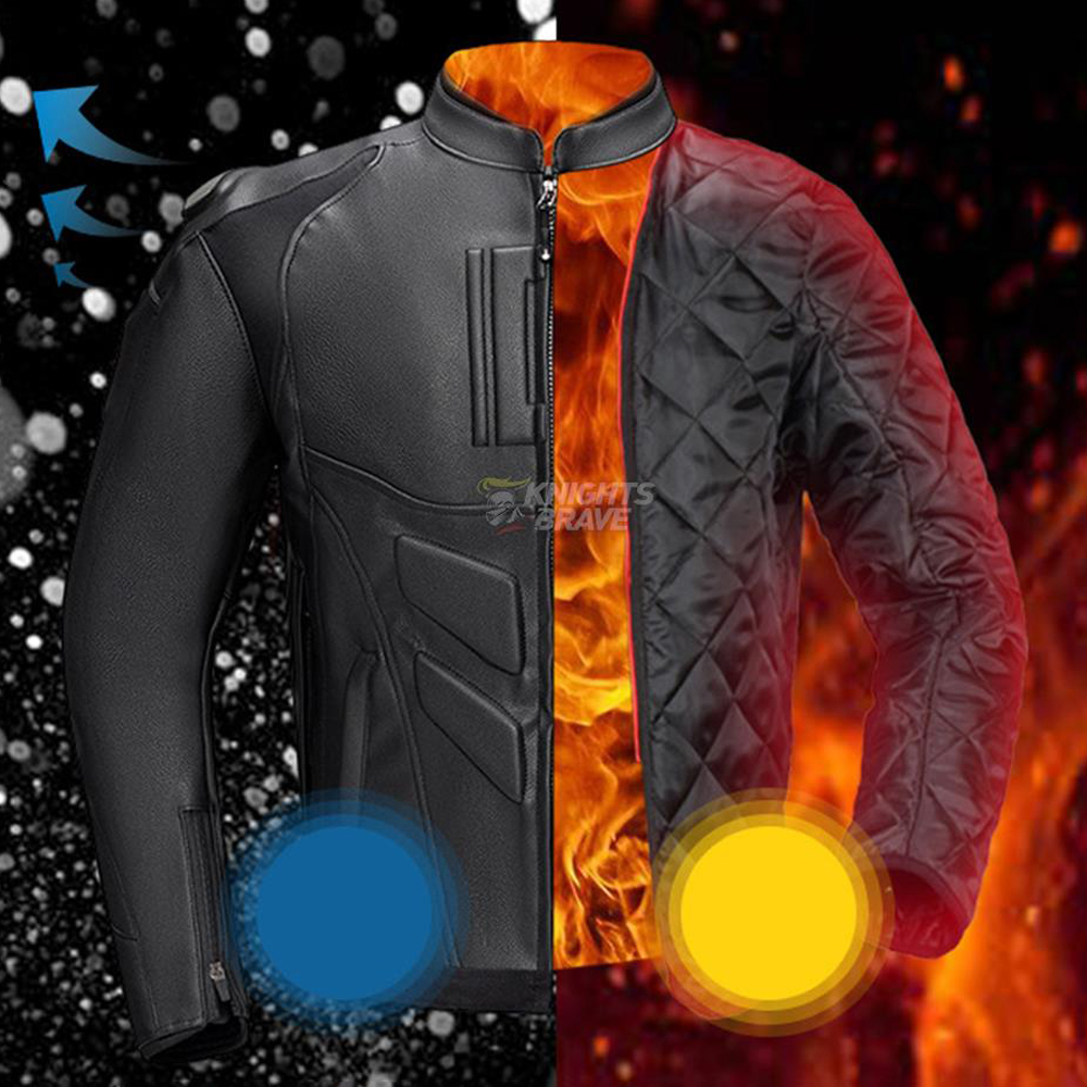 Retro Leather Motorcycle Jacke - огляд і ціна Riding Jacket Leather