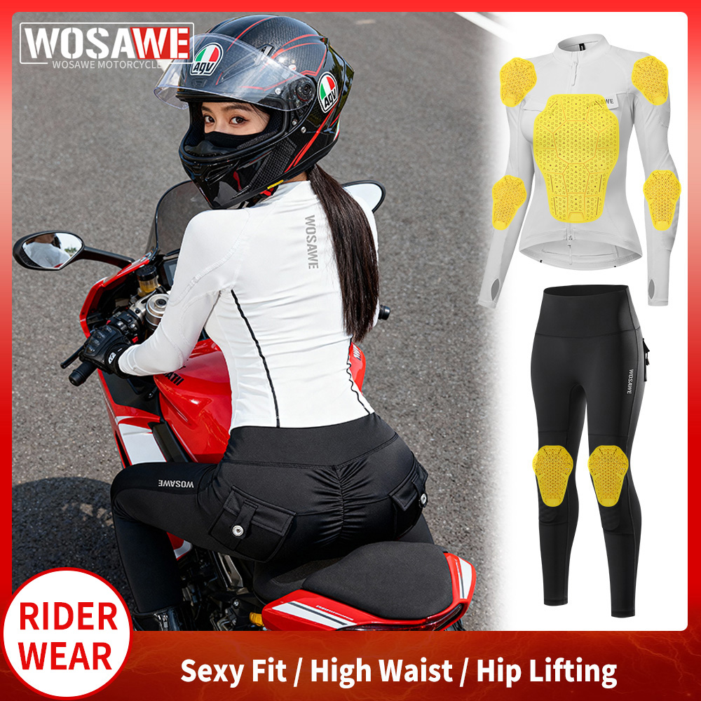 WOSAWE Women Motorcycle Jacket - огляд і ціна Motorcycle Gear Full Set
