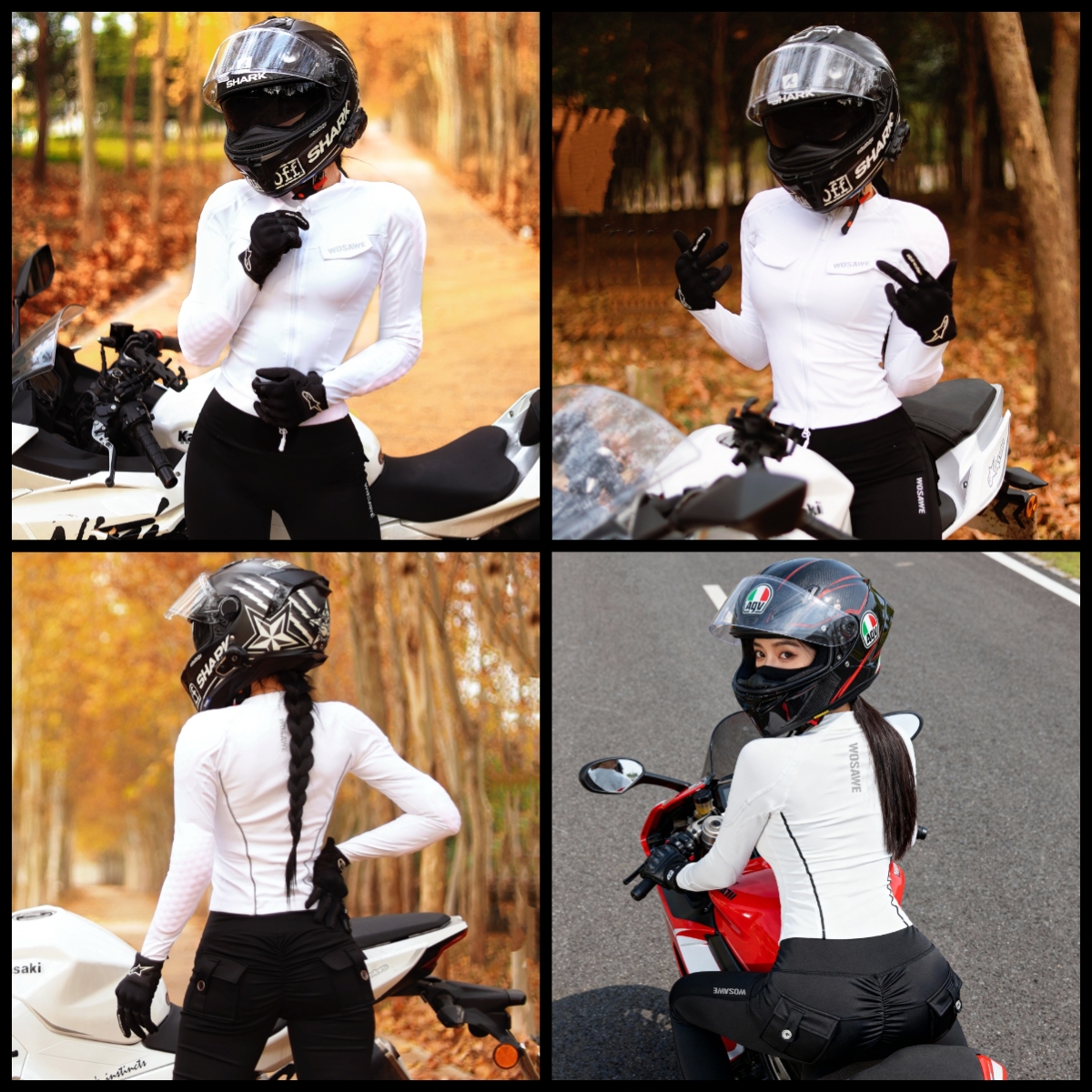 WOSAWE Women Motorcycle Jacket - огляд і ціна Motorcycle Gear Full Set