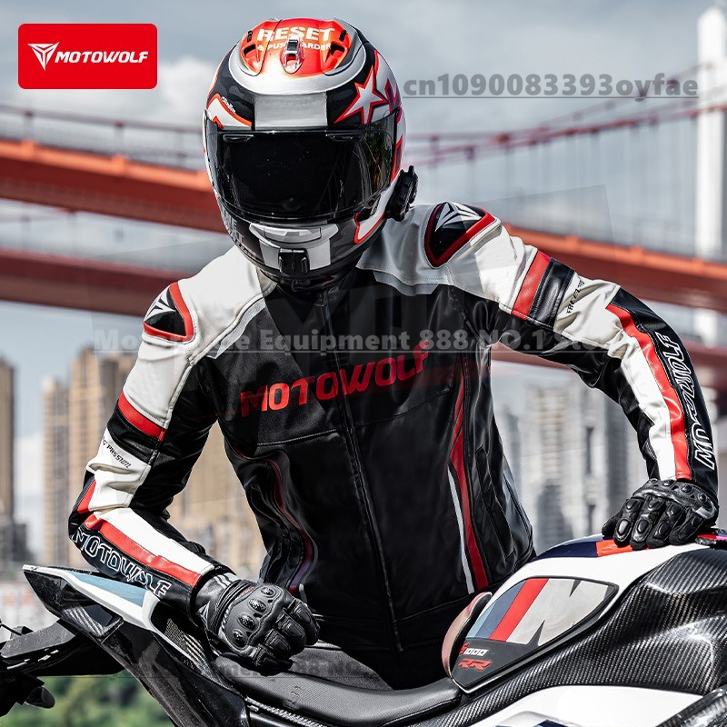 MOTOWOLF Motorcycle Riding Lea - огляд і ціна Riding Jacket Leather