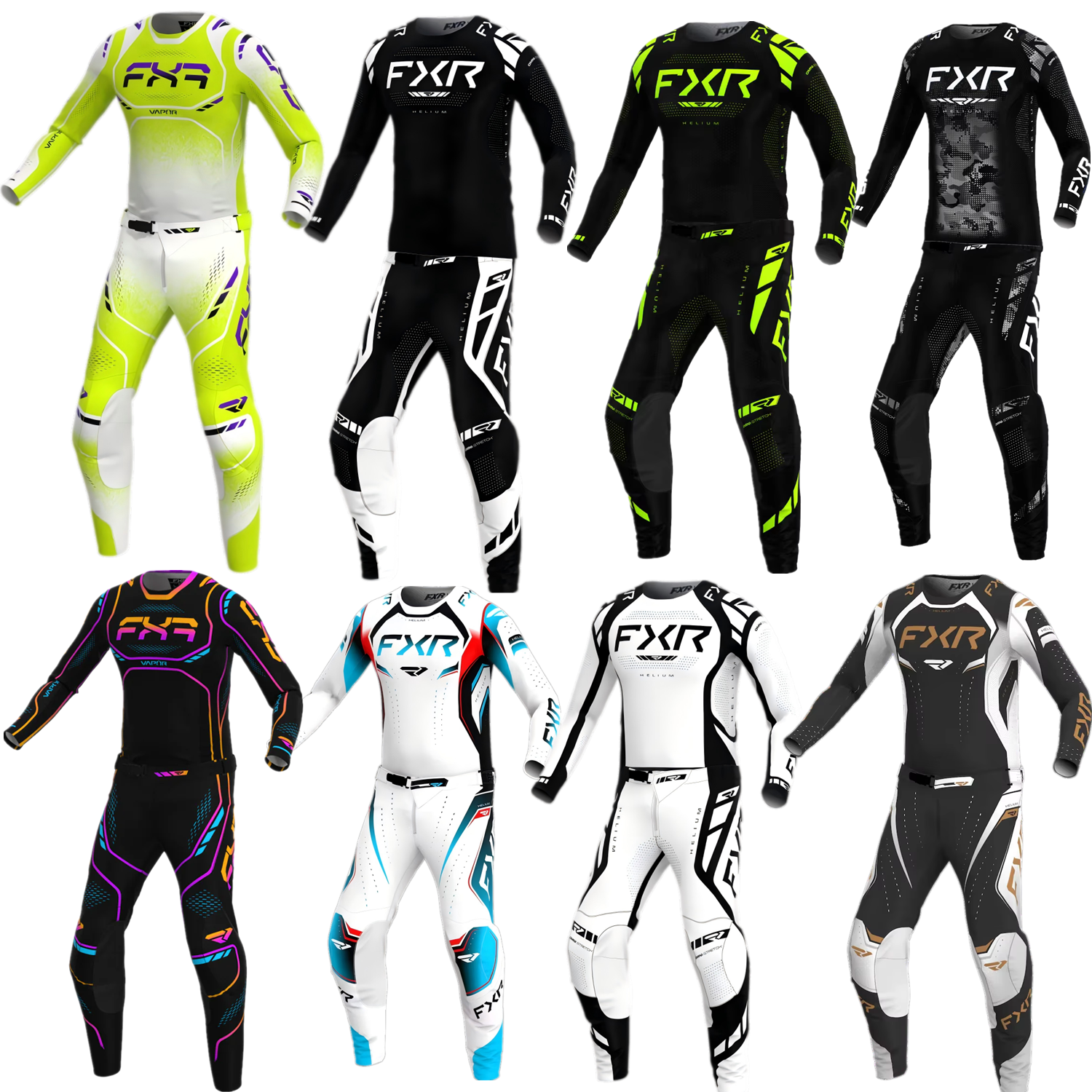 2026 Helium MX Jersey Set fh C - огляд і ціна Motorcycle Gear Bundle