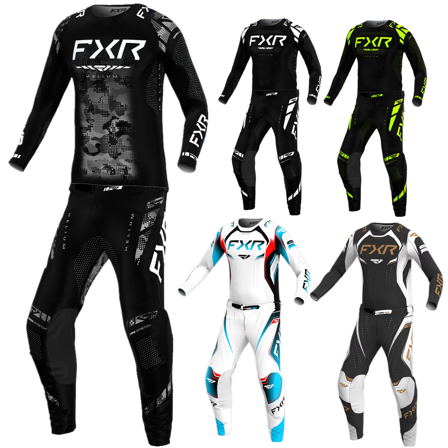 2026 Helium MX Jersey Set fh C - огляд і ціна Motorcycle Gear Bundle