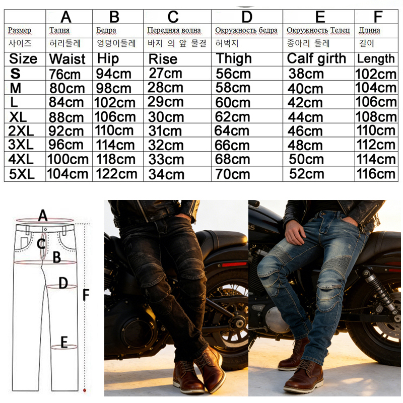 Motorcycle Mens Blue Jeans Off - огляд і ціна Motorcycle Gear Blue