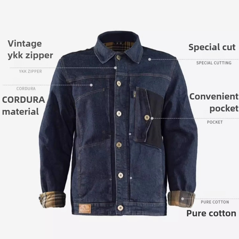 Retro Motorcycle Jeans Blue Ri - огляд і ціна Motorcycle Gear Blue